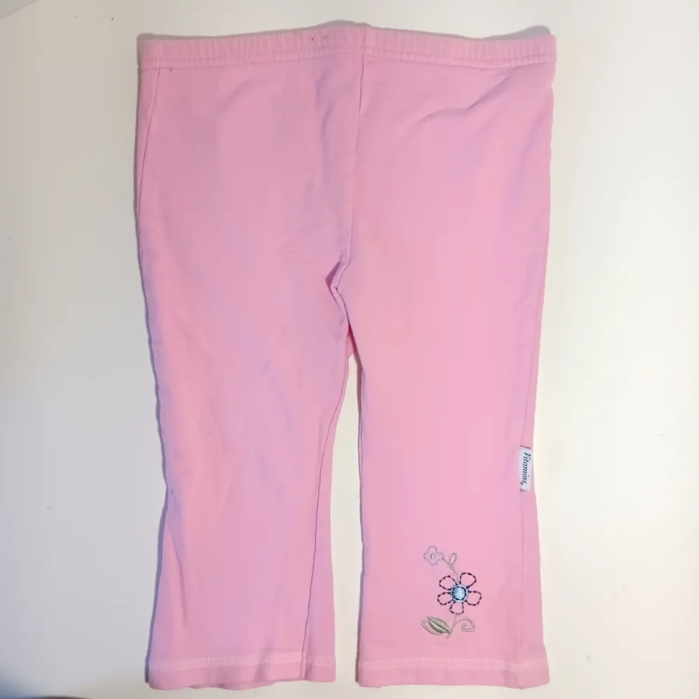 Girls' Vintage Pink Floral 2-Piece Outfit Size 24M